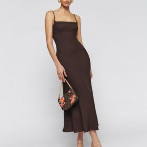 Reformation Liya Dress - Cafe